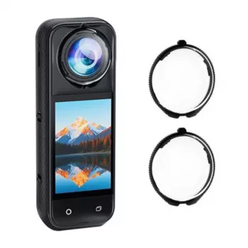 PULUZ 2 vnt. Grūdinto stiklo objektyvo apsauga, skirta Insta360 X5 / Pu749t