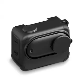 PULUZ Silikoninis apsauginis dėklas su objektyvo gaubteliu, skirtas Insta360 GO 3 / GO 3S - juoda (PU772B)