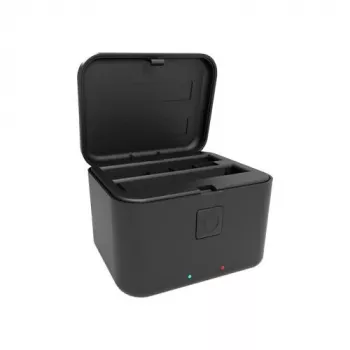 PULUZ PU765B dvigubas USB akumuliatorių įkroviklis, skirtas Insta360 X5