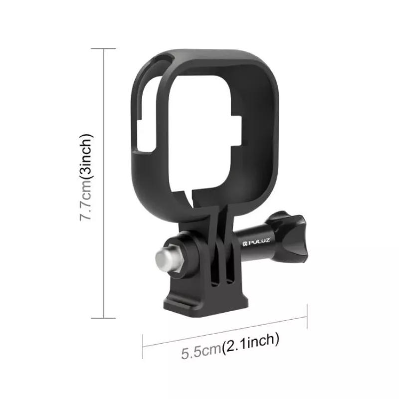 PULUZ Frame Mount Protective Case for Insta360 GO Ultra, 1/4 inch Tripod Mount, Black