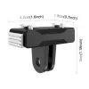 PULUZ Magnetic Quick Release Mount, skirtas Insta360 X5 / X4 Air / Ace Pro 2 / PU771B