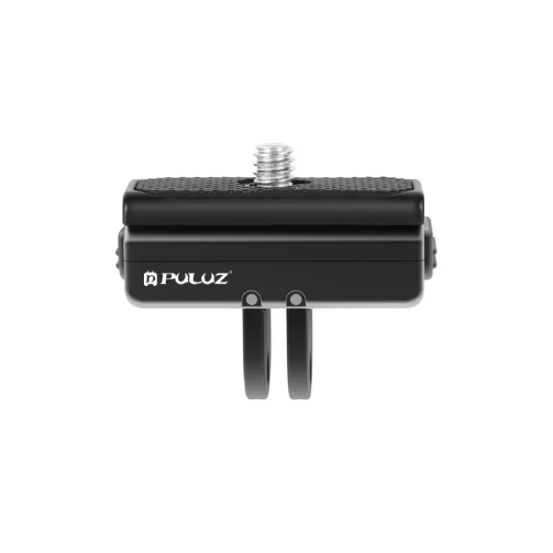 PULUZ Greito atsegimo laikiklio adapteris nuo 1/4 inch trikojo sraigto prie GoPro sagties, skirtas GoPro, Insta360 Ace Pro/X4/X3/X2/X, DJI Osmo Action, PU965B