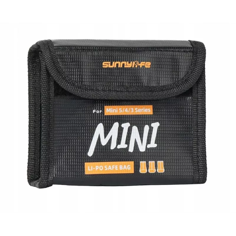 SUNNYLIFE Fireproof Battery Storage Case for 3x DJI Mini 5/4/3 Pro Mini 3 Batteries N5p-dc085-3
