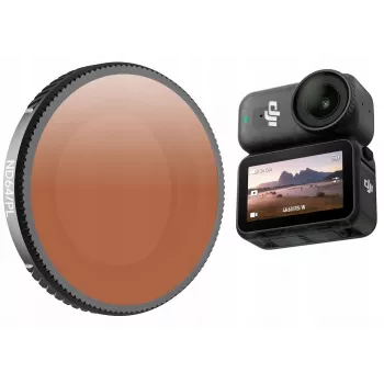 SUNNYLIFE Hybrid Filter 2in1 Polarizing PL + Gray ND64, skirtas DJI Osmo Nano + dėklas / On-fi073-64p