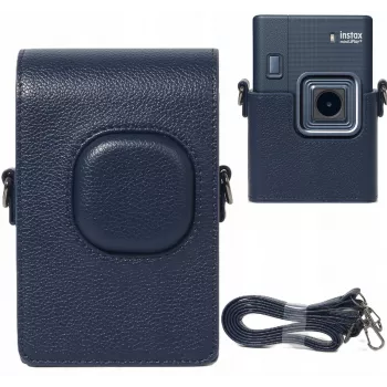 LOVEINSTANT Apsauginis dėklas Fujifilm Instax Mini LiPlay – tamsiai mėlynas