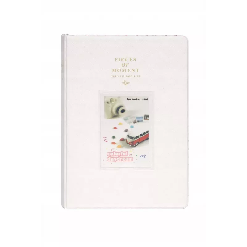 LOVEINSTANT Fotoalbumas 128 nuotraukoms, skirtas Fujifilm Instax Mini 99 12 40 11 41 Evo LiPlay Link / Baltas
