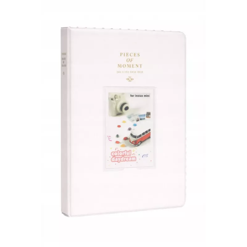 LOVEINSTANT Fotoalbumas 128 nuotraukoms, skirtas Fujifilm Instax Mini 99 12 40 11 41 Evo LiPlay Link / Baltas