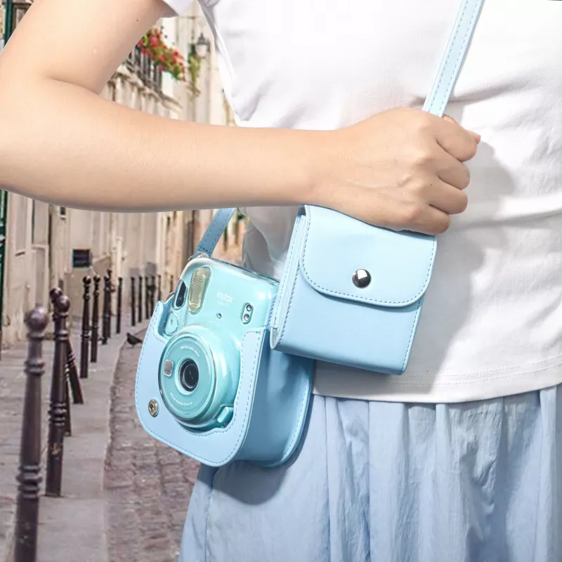LOVEINSTANT fotoalbumėlio dėklas „Fujifilm Instax Square“ nuotraukoms – mėlyna