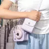 LOVEINSTANT fotoalbumų dėklas, skirtas Fujifilm Instax Square ir Mini nuotraukoms – violetinis, 64 nuotraukos