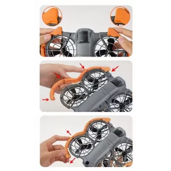 SUNNYLIFE Propeller Guard Protection Cover for DJI Neo 2 Drone - Black (4-Pack)