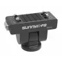 SUNNYLIFE Magnetic Quick Release Mount su 1/4 colio sraigtu, skirtas Insta360 X4, X3, Ace Pro ir kt. - juoda (AD136-D)