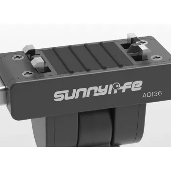 SUNNYLIFE Magnetic Quick Release Mount su 1/4 colio sraigtu, skirtas Insta360 X4, X3, Ace Pro ir kt. - juoda (AD136-D)