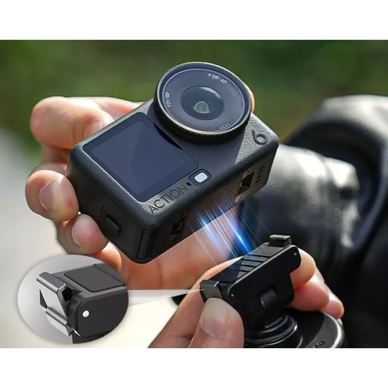 SUNNYLIFE Quick Release Mount 1/4 inch su magnetiniu pagrindu, skirtas DJI Osmo Nano / DJI Action 6 / DZ-141-D