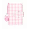 LOVEINSTANT Pocket Photo Album for 28 Instax Mini Photos - Grid Pattern - Pink