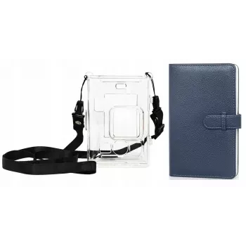 LOVEINSTANT Case and Photo Album for Fujifilm Instax Mini LiPlay - Black