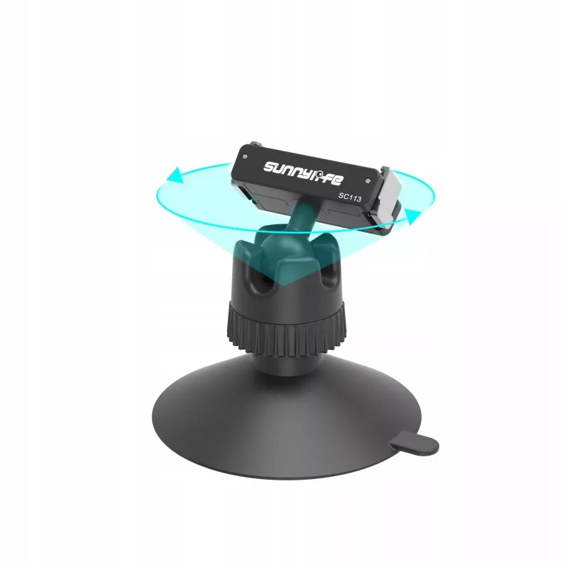 SUNNYLIFE Siurbimo puodelio laikiklis su greito atleidimo 1/4 inch magnetiniu pagrindu, skirtas DJI Osmo Nano Action 6 / ON-SC113-D