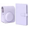 LOVEINSTANT fotoaparato dėklas ir nuotraukų albumo rinkinys, skirtas Fujifilm Instax Mini 13 – violetinis