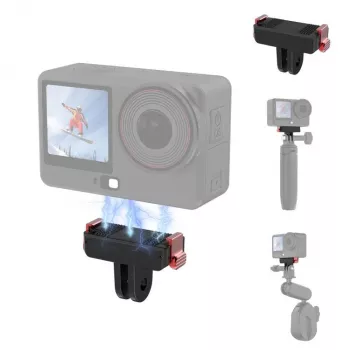 PULUZ Magnetic Quick Release Mount Adapter, skirtas DJI Osmo Action 6 / Nano / GoPro laikikliams PU1070B