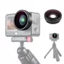 PULUZ plataus kampo objektyvas FOV 185° DJI Osmo Action 6 / HD stiklas / PU1103