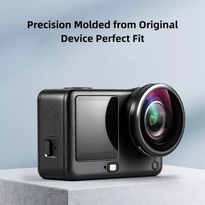 PULUZ plataus kampo objektyvas FOV 185° DJI Osmo Action 6 / HD stiklas / PU1103