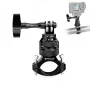 PULUZ PU796B 360° vairo laikiklis motociklui/dviratiui, skirtas GoPro SJCAM Xiaomi DJI
