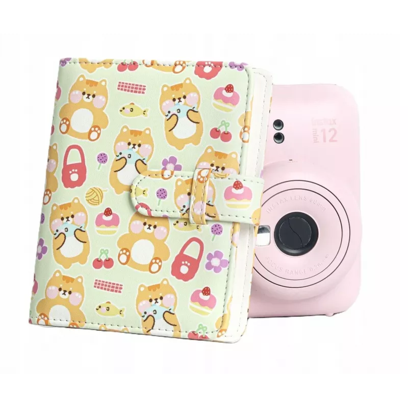 LOVEINSTANT fotoalbumas 64x, skirtas Fujifilm Instax Mini 99, 41, 12, 40, 11, Evo, Liplay, Link / Meškiukai – Piknikas