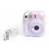LOVEINSTANT 2-in-1 rinkinys: Dėklas ir nuotraukų dėžutė Fuji Instax Mini 12, permatomas blizgantis