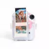 LOVEINSTANT 2-in-1 rinkinys: Dėklas ir nuotraukų dėžutė Fuji Instax Mini 12, permatomas blizgantis