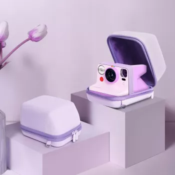 LOVEINSTANT Dėklas, skirtas Polaroid Now, Now+, Onestep+, Onestep 2 VF – Violetinė