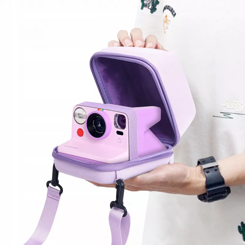 LOVEINSTANT Dėklas, skirtas Polaroid Now, Now+, Onestep+, Onestep 2 VF – Violetinė
