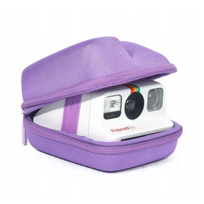 LOVEINSTANT Hard EVA Camera Case for Polaroid Go - Violetinė