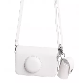 LOVEINSTANT Camera Case Pouch, skirtas Kodak Ektar H35 / H35N / Ultra F9, baltas