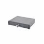 RACKTEL RL-SZ2U 2U Rack Drawer - 19-inch Steel Shelf with Key Lock, Black (RAL 9005)