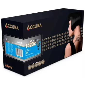 ACCURA Suderinamas kasečių kasetė HP Nr. 142X (W1420X) – juoda, didelės išeigos, 2800 puslapių