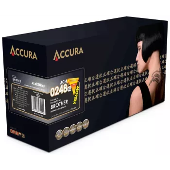 Accura Brother Toner (TN-248XLY) Replacement - Yellow High Yield