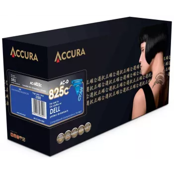 Accura Suderinamas Tonerio Kasetė Dell 593-BBSD (Juoda, Didelės Talpos, 10 000 Puslapių)