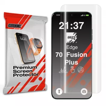 GrizzGlass Hydrogel Screen Protector, skirta Motorola Edge 70 Fusion Plus