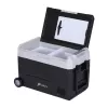 HCALORY D55M+ Automobilinis šaldytuvas su Bluetooth, 55L, kompresorius, -20°C iki +20°C, DC 12V/24V, AC 100-240V, juodas