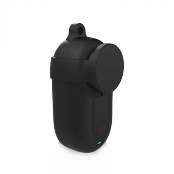 PULUZ Silikoninis apsauginis dėklas su objektyvo dangteliu, skirtas Insta360 GO 3 – juoda