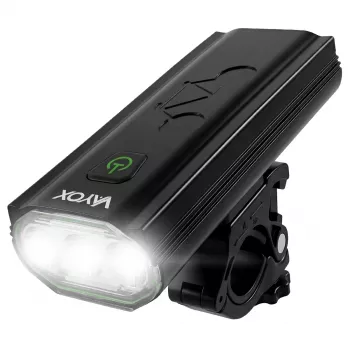 VAYOX VA0112 priekinis dviračio žibintas, 980 lm, 4000 mAh, išorinės baterijos funkcija, IPX6, USB-C