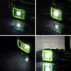 VAYOX VA0187 įkraunamas žibintuvėlis ant galvos, 750 lm, CREE + SMD, judesio jutiklis, IP66