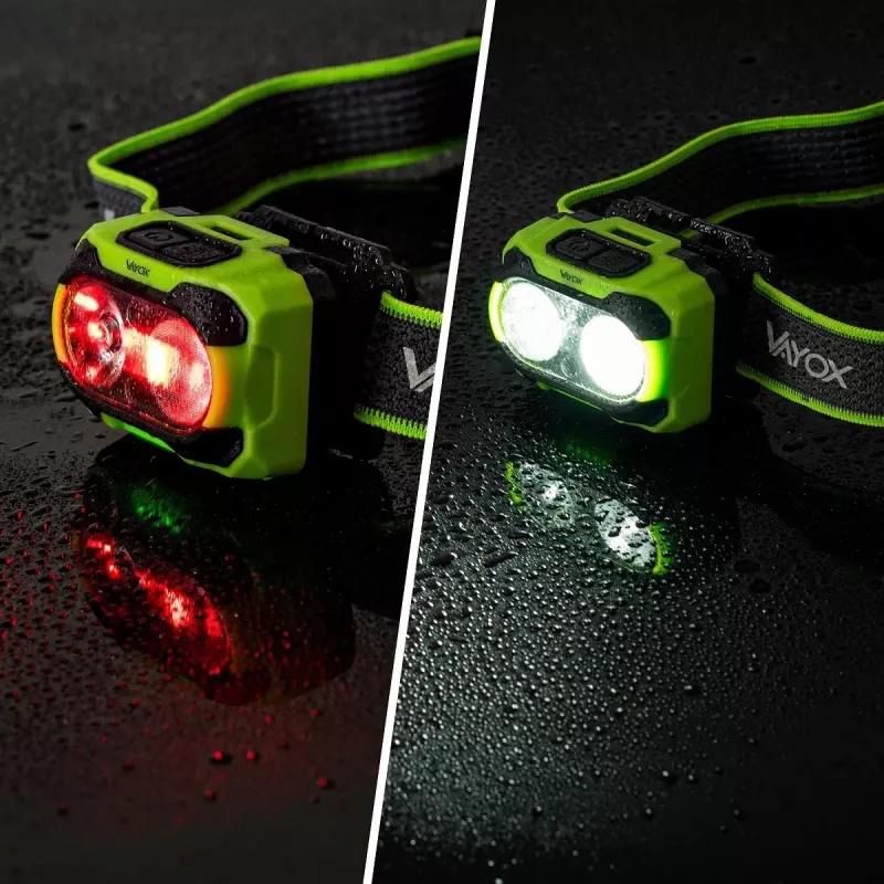VAYOX TwinBeam Pro Series Headlamp 600lm IP44 VA0361