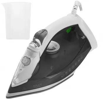Adler AD 5051 Garų lygintuvas su keraminiu padu, 2600 W, 350 ml talpa