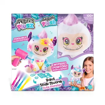 EPEE Projekt Plusz - Bubuś Sweet Monster – kūrybinis rinkinys su elektriniu aerografu