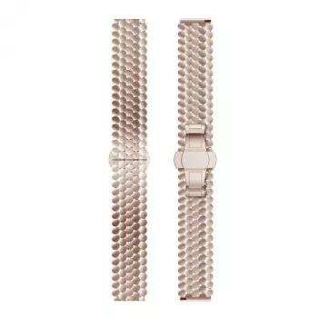 Beline Watch Strap 20mm Metal Honeycomb Rose Gold