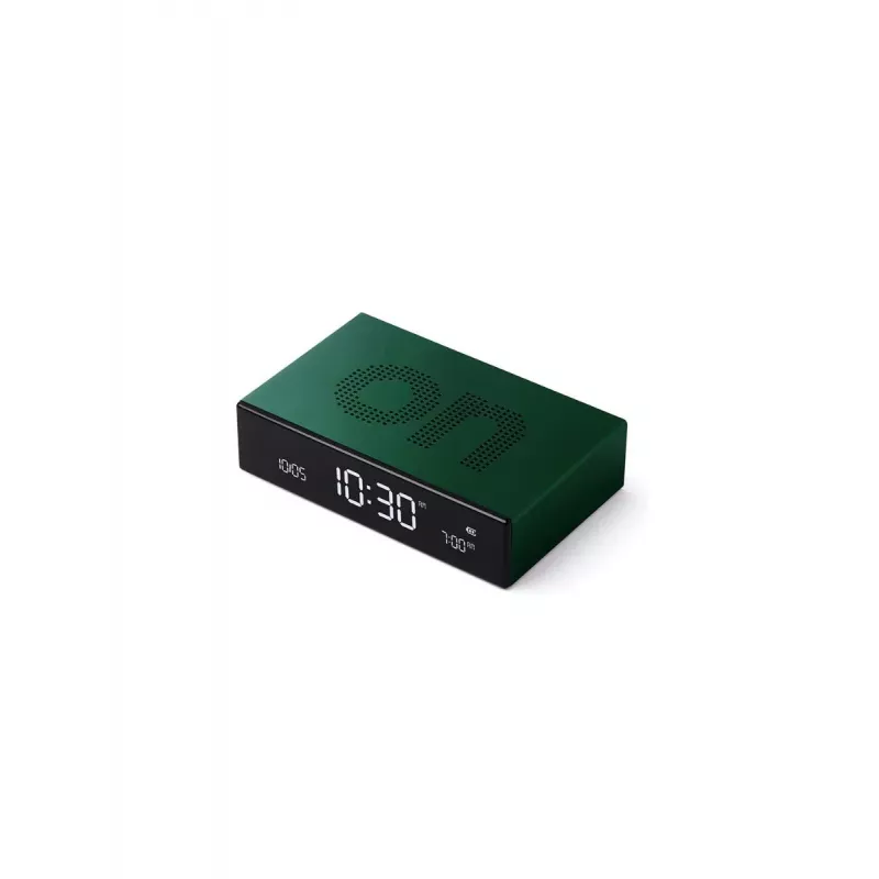 LEXON Flip Premium Digital Alarm Clock Dark Green LR152DG1