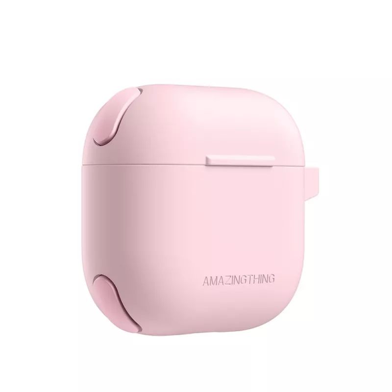 AMAZINGTHING Omni Case, skirtas AirPods 4 – rožinė