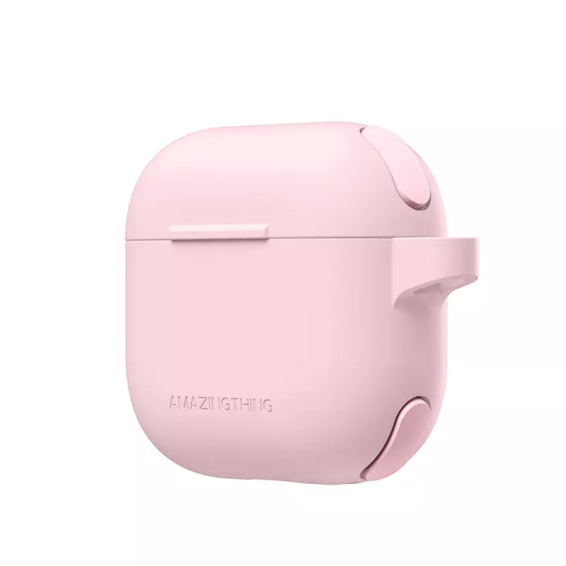 AMAZINGTHING Omni Case, skirtas AirPods 4 – rožinė