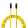 Newell USB-C į USB-C laidas 100W, 2m, silikoninis, geltonai juodas