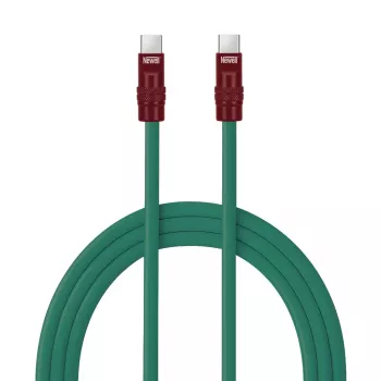 Newell USB-C į USB-C laidas 100W 2m Silikoninis Žalia-Bordo